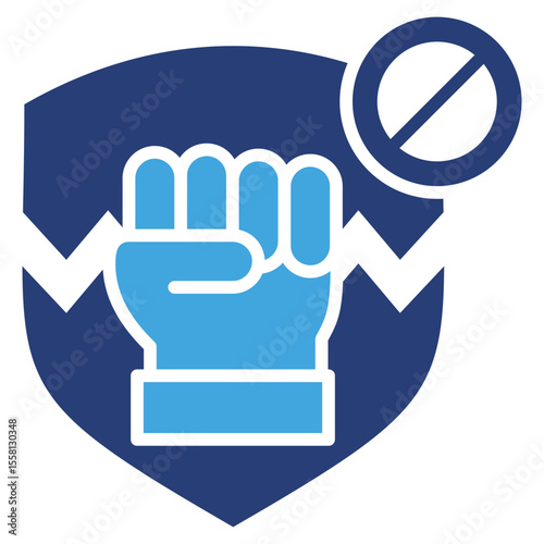 Resistance Two Color Icon