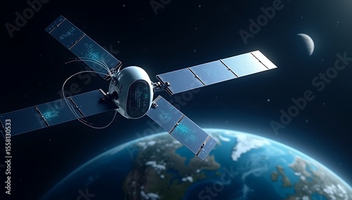 Wallpaper Mural An AI-powered satellite orbiting Earth sends emotional status reports to humanity, reflecting on its own consciousness and purpose in the cosmos. Torontodigital.ca