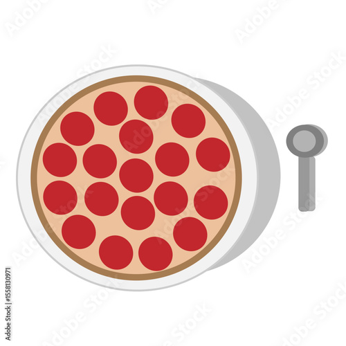 pizza with pepperoni