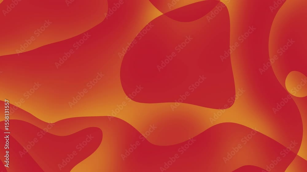 Padrão Abstrato em Tons de Vermelho e Laranja