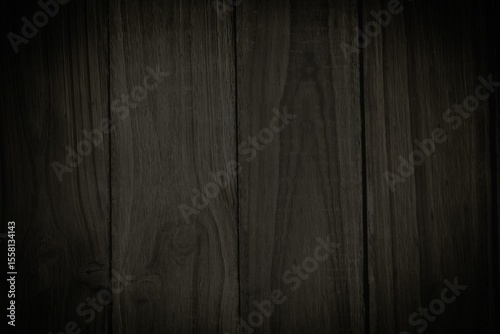 dark brown vertical wooden planks are displaying grain texture in flat design, with knots