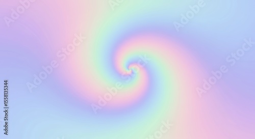 Pastel Rainbow Swirl Abstract Background Texture