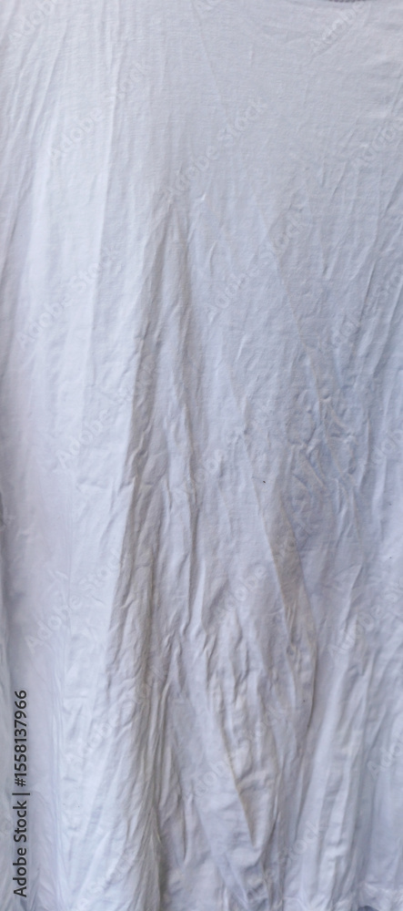Obraz premium white silk scarf