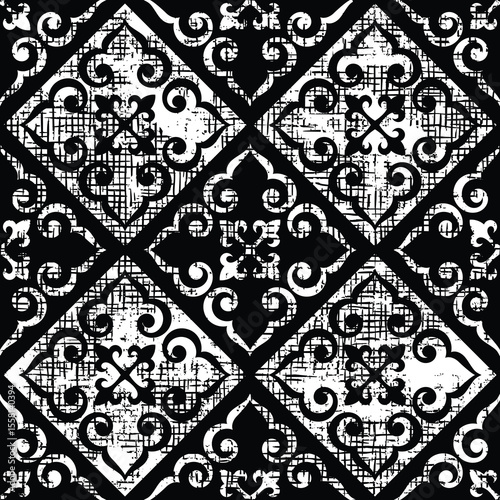 Ethnic background on the theme of Uzbek, Kazakh national ornament, Islamic pattern, seamless pattern, vector design