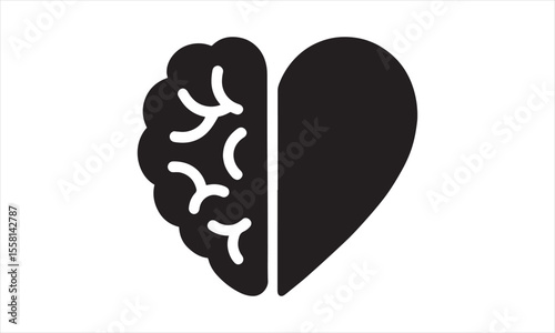 Brain and Heart Icon - Mind & Emotion Balance