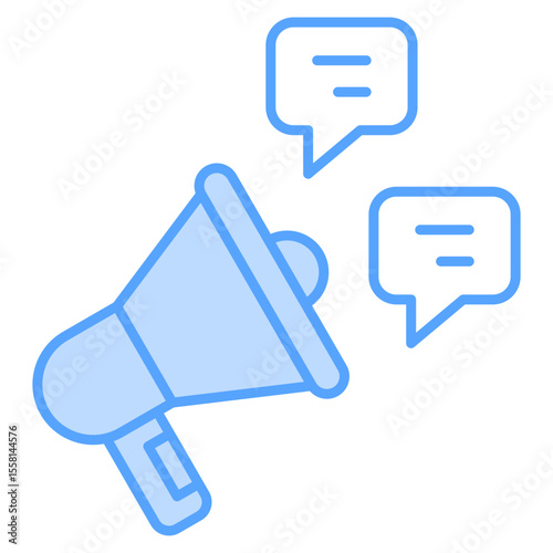 Branding Blue Icon Element For Design