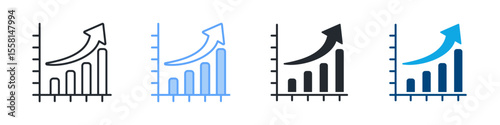 Forecast Icon Set Multiple Style. Designed In Outline, Blue, Glyph, Dual Tone