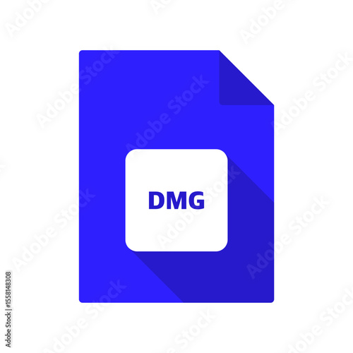 dmg vector file icon on transparent background