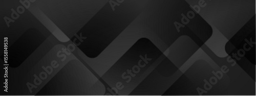 Abstract black and gray geometric pattern suitable for background design, branding materials, textile prints, and modern graphic projects.