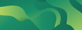 Abstract green gradient wave design suitable for backgrounds, banners, posters, digital art, and website elements. Vibrant and modern artistic creation.