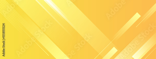Yellow abstract design with diagonal lines and dots, perfect for backgrounds, website headers, digital art projects, and modern branding needs.