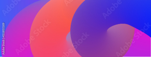 Abstract, colorful swirling shapes ideal for backgrounds, digital art, web design, and print materials with a vibrant and dynamic aesthetic.