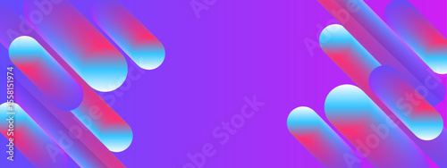 Vibrant pink blue gradient shapes on a purple background suitable for contemporary designs, social media posts, website banners, and advertising.