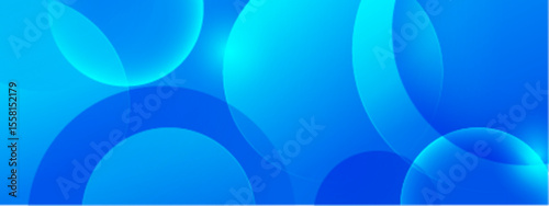 Overlapping translucent blue circles creating abstract design suitable for backgrounds, business cards, digital art, or website graphics.