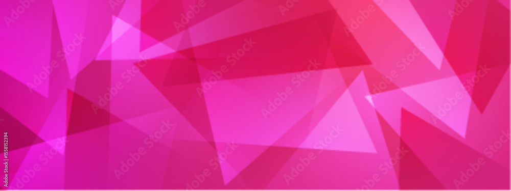 Obraz premium Overlapping pink triangles abstract design suitable for geometric backgrounds, modern art projects, branding materials, and vibrant graphic design concepts.