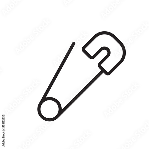 nappy pin icon 