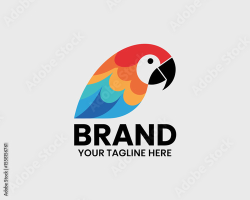 Colorful Parrot Logo