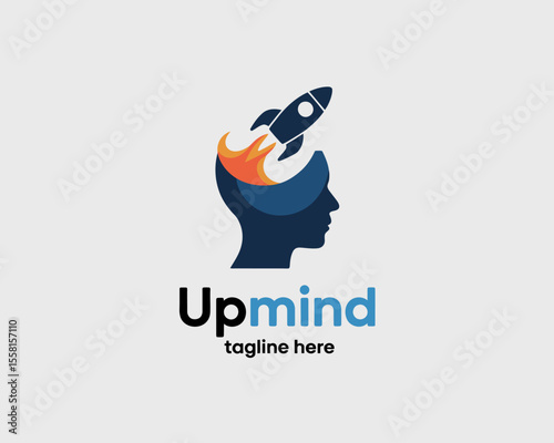 Upmind Rocket Head Logo