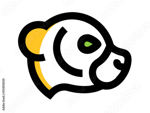 Monkey logo sat vector desigen 