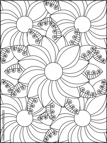 Flowers Coloring Pages For Kids 