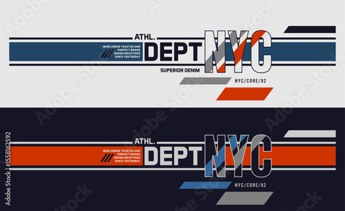 athletic typography  slogan print for tee t shirt or sweatshirt.