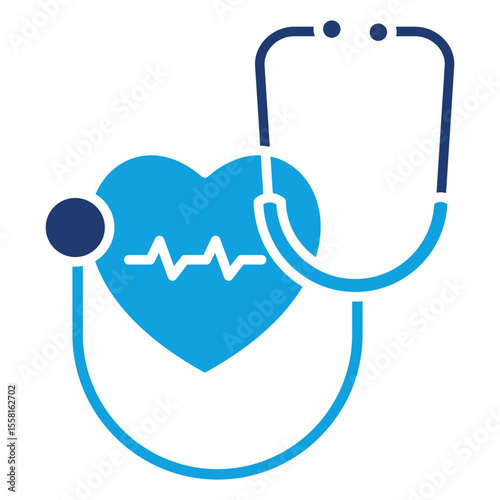 Health Care Flat Blue Icon