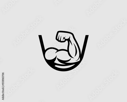 Flexing Bicep Logo