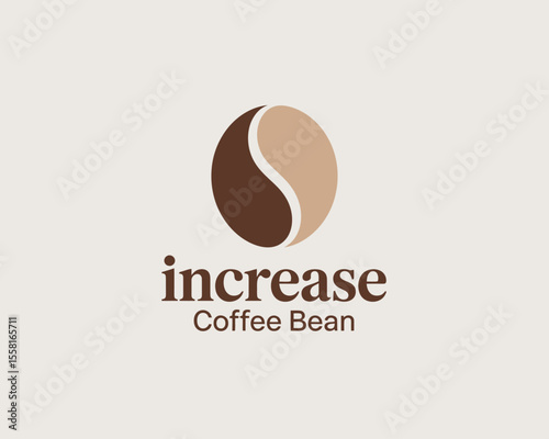 Coffee Bean Logo Increase