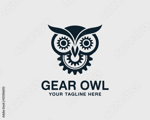 Gear Owl Industrial Logo