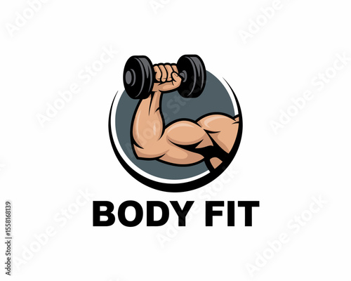 Body Fit - Gym Logo