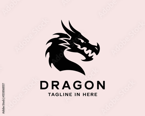 Dragon - Mythical Creature Logo