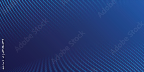 Dark abstract background with glowing wave. Shiny moving lines design element. Modern blue gradient flowing wave lines. Futuristic technology  modern arts