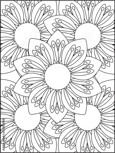 Flowers Coloring Pages For Kids 