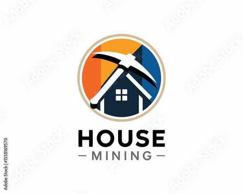 House Mining Logo Design