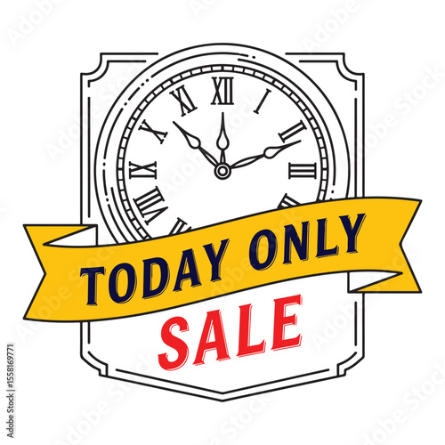Todays flash sale limited time offer clock