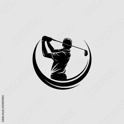 Golf Player Logo