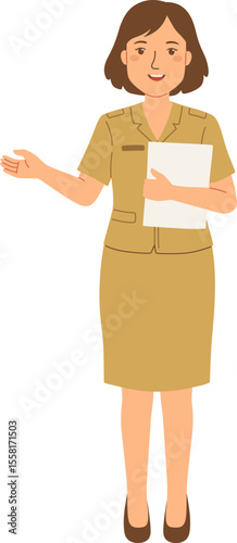 Indonesian civil servant well known as PNS