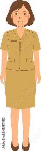 Indonesian civil servant well known as PNS