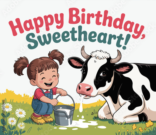 Happy Birthday Cow