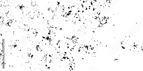 Grunge vintage white and black vector wall distressed dirty noise rust cracked pain background. messy dusty chalk splat dirt rusty noise overlay concrete wall texture background.	