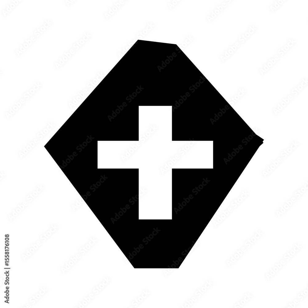 Obraz premium first aid cross