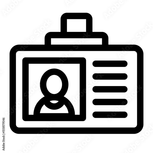Office ID Card Icon