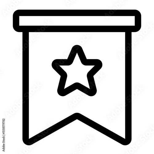 Office Material Banner Star Icon