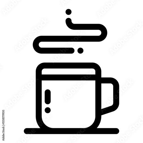 Steaming Coffee Mug Icon