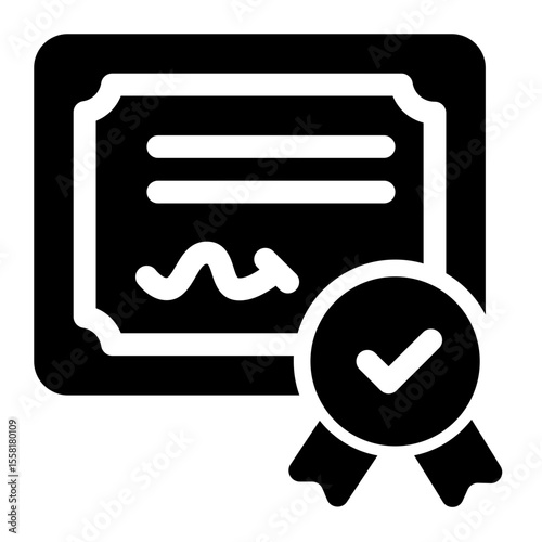 Approved Certificate Office Icon