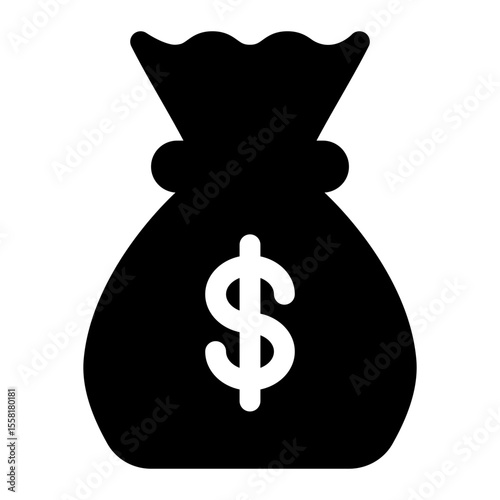 Money Bag Dollar Finance Icon