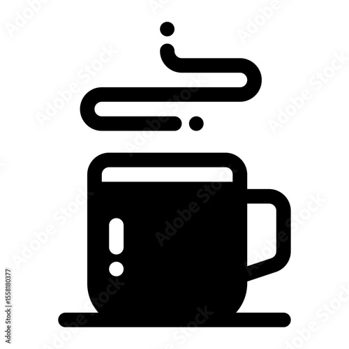 Steaming Coffee Mug Icon