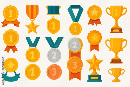 set of medals