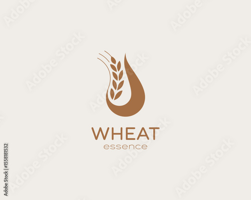 Wheat Essence Drop Logo