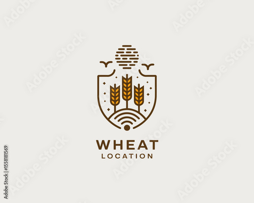 Wheat Location Emblem